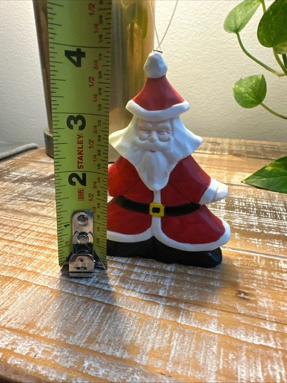 Dept 56 Porcelain Happy Santa Christmas Ornament 4